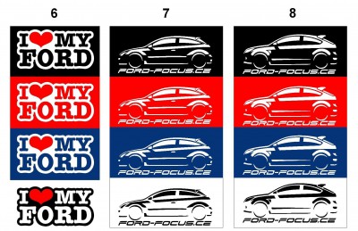 nové potisky na přední stranu