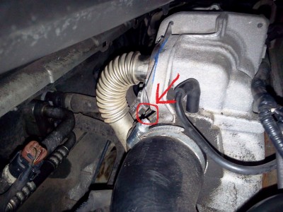 Ohnutý roh záslepky.