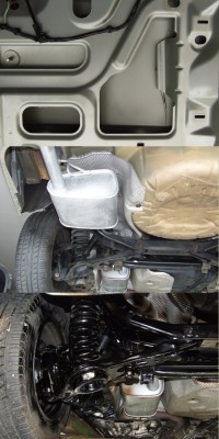 sxDscf5439.jpg (167.13 KiB) Zobrazeno 2999 x Páté dveře bez ošetření, ovapovaný podvozek, podvozek po nástřiku Tlumexem