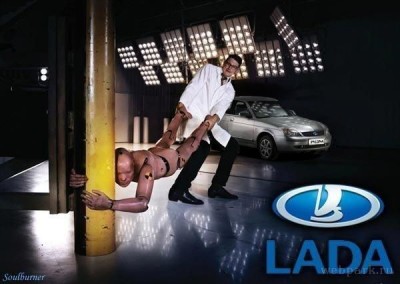 lada crash test...