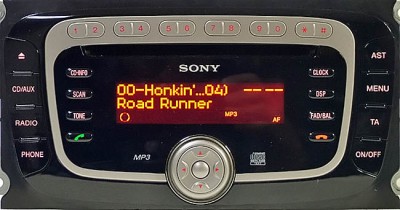 SONY CD3XX-CDI-ISLAND-KW2000, PART NO: 7M5T-18C939-JD CDX-FS307JD, PROCESOR: TMS470R1VF48B,