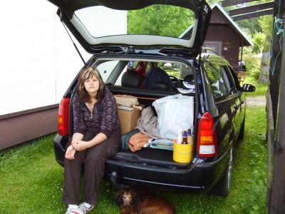 Smutný odjezd domů.