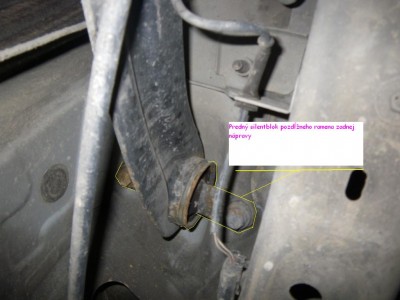 Pozdĺžne rameno predný silentblok