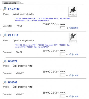 Komfortni vybava/Regulator stale rychlosti