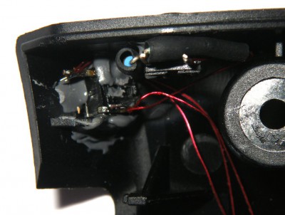 Tlačítka Restore a "+" zevnitř