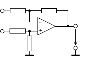 Diferenční zesilovač 1 [Patočka M., Řídící elektronika, VUT v Brně - UVEE]